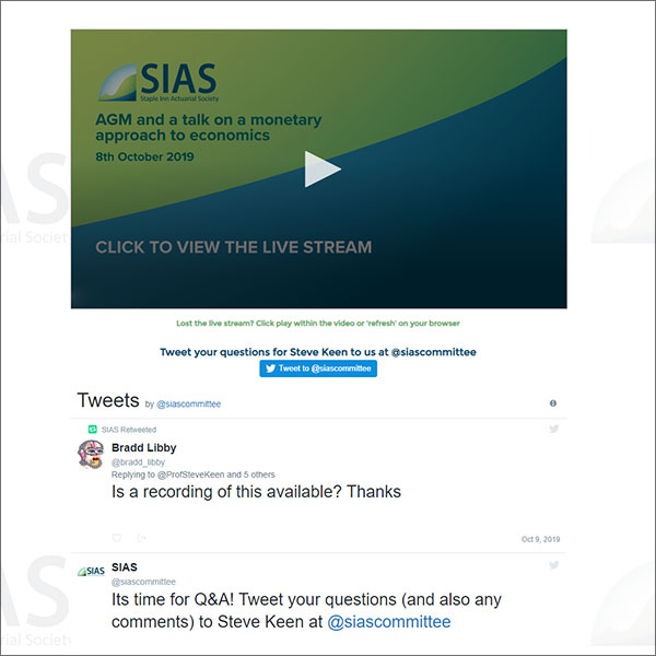 Integrate your Twitter feed within the interface